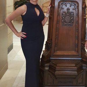 Le chateau navy dress